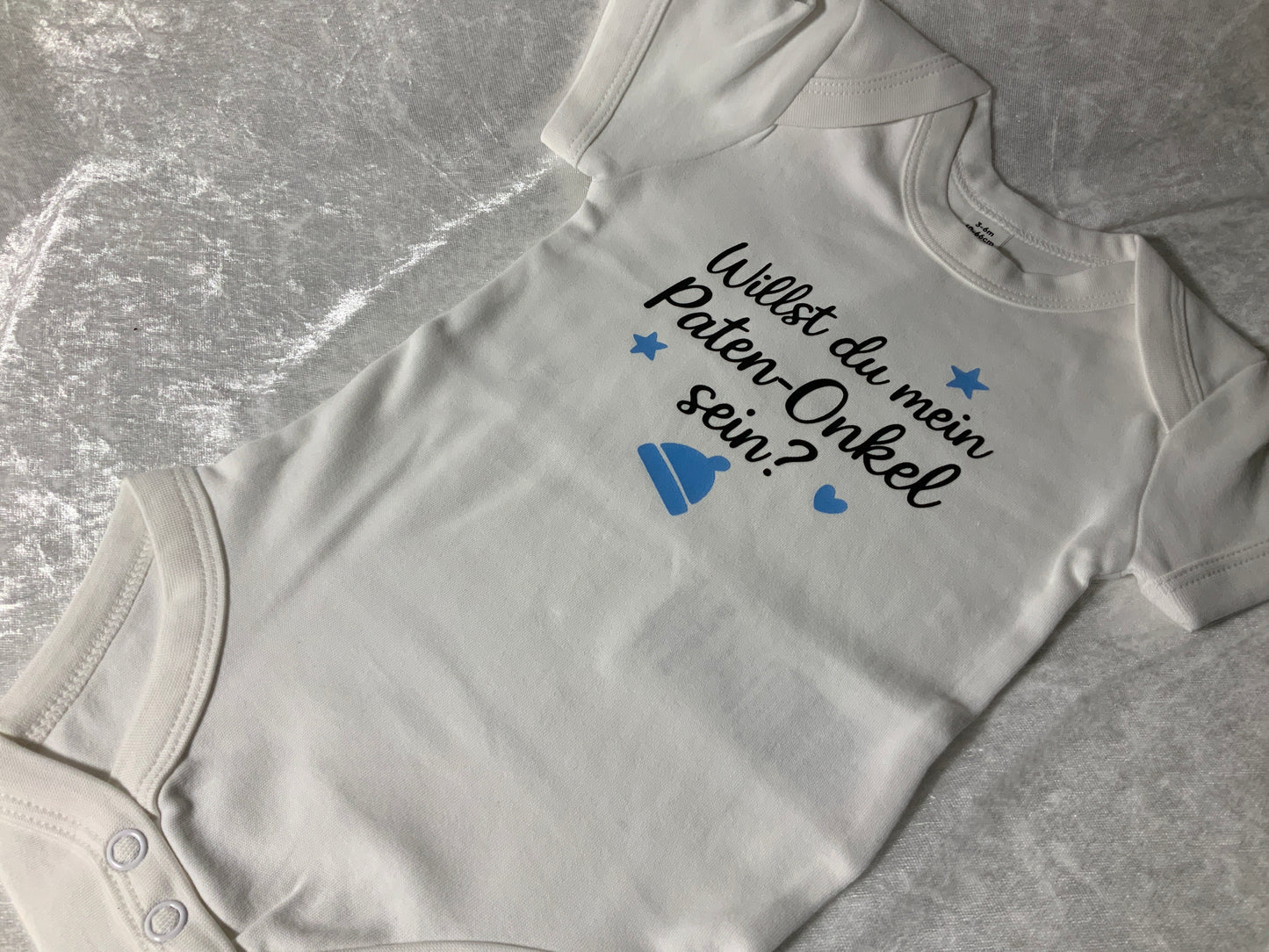 Bedruckter Babybody in weiß