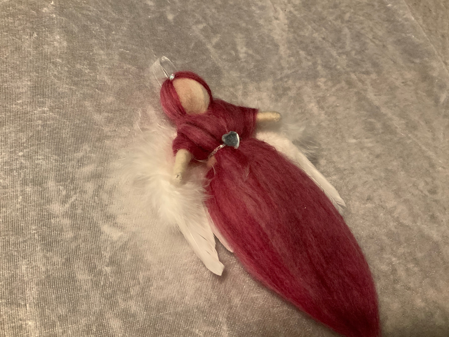 Schutzengel Handgemacht in Lila