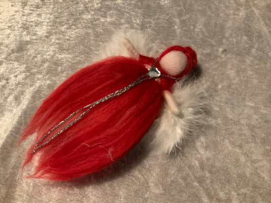 Schutzengel Handgemacht in Rot