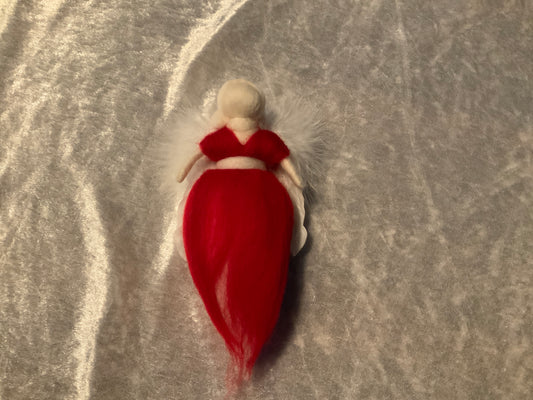 Schutzengel Handgemacht Rot