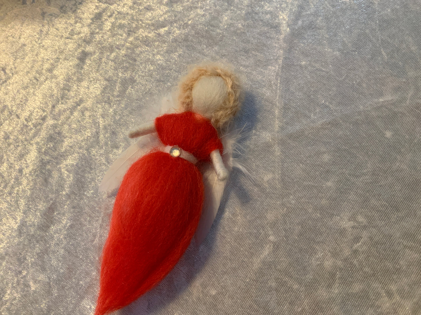 Schutzengel Handgemacht in Rot
