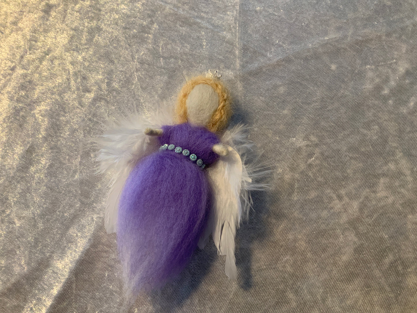 Schutzengel Handgemacht in Lila