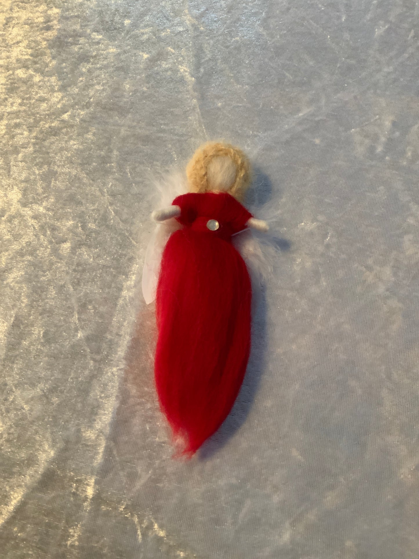 Schutzengel Handgemacht in Rot