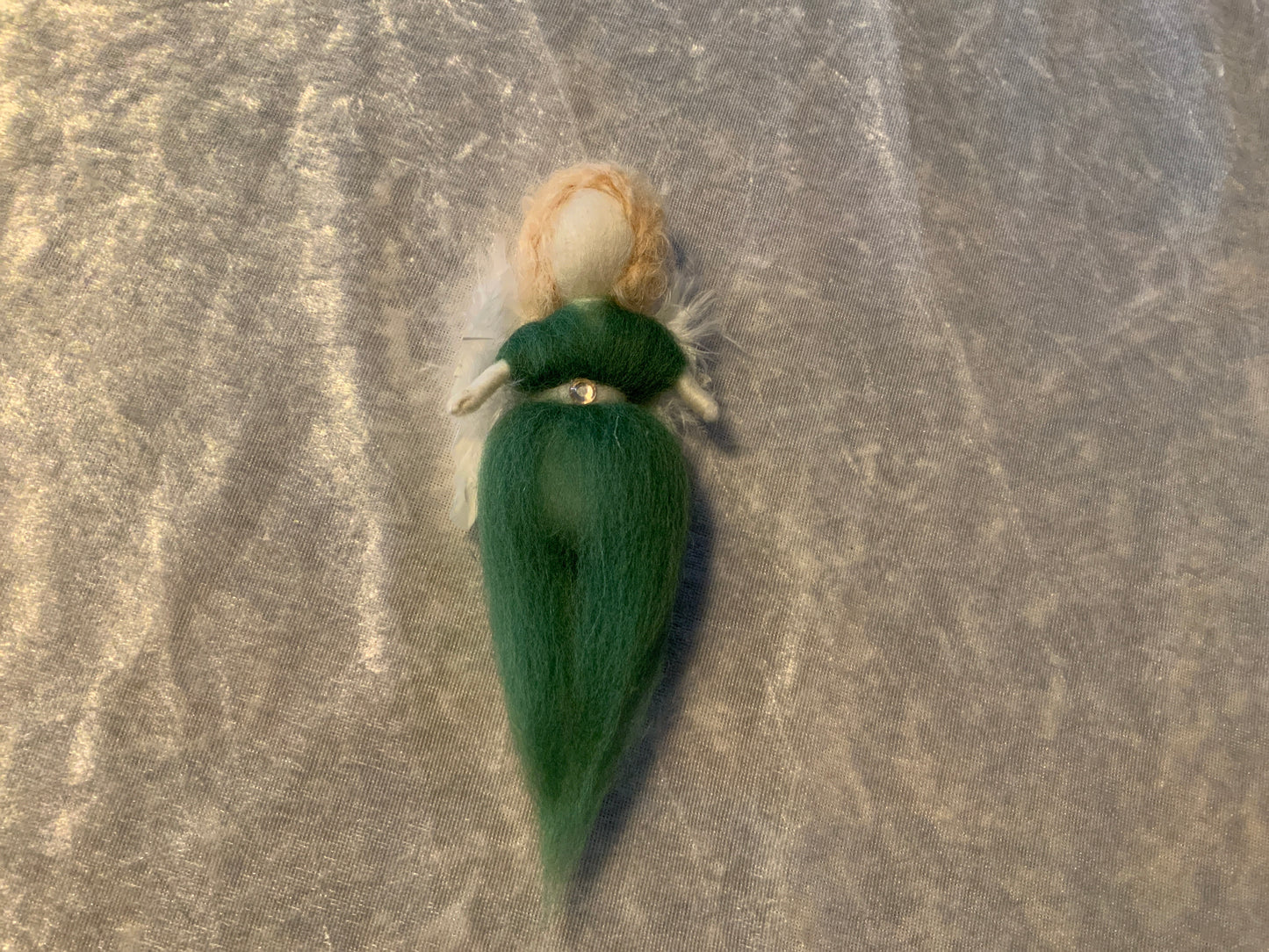Schutzengel Handgemacht in Grün