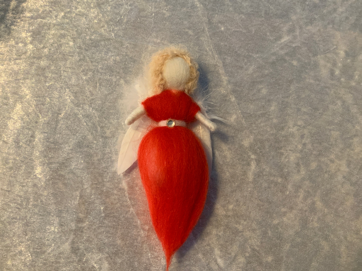 Schutzengel Handgemacht in Rot