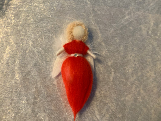 Schutzengel Handgemacht in Rot