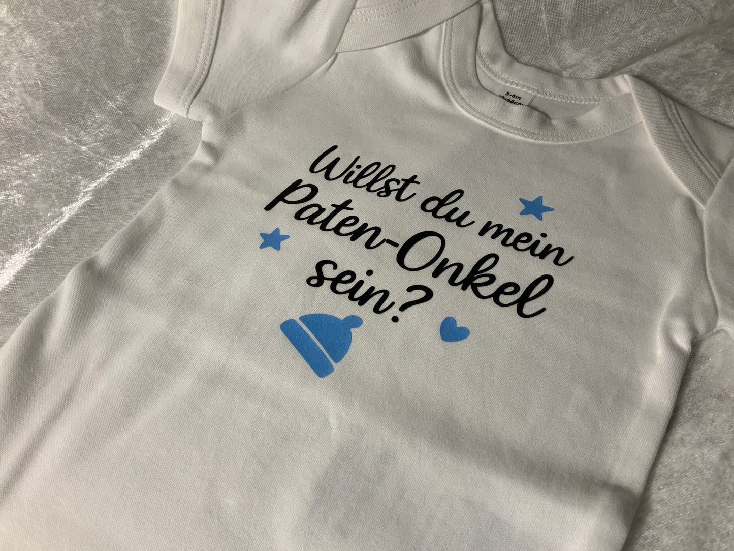 Bedruckter Babybody in weiß