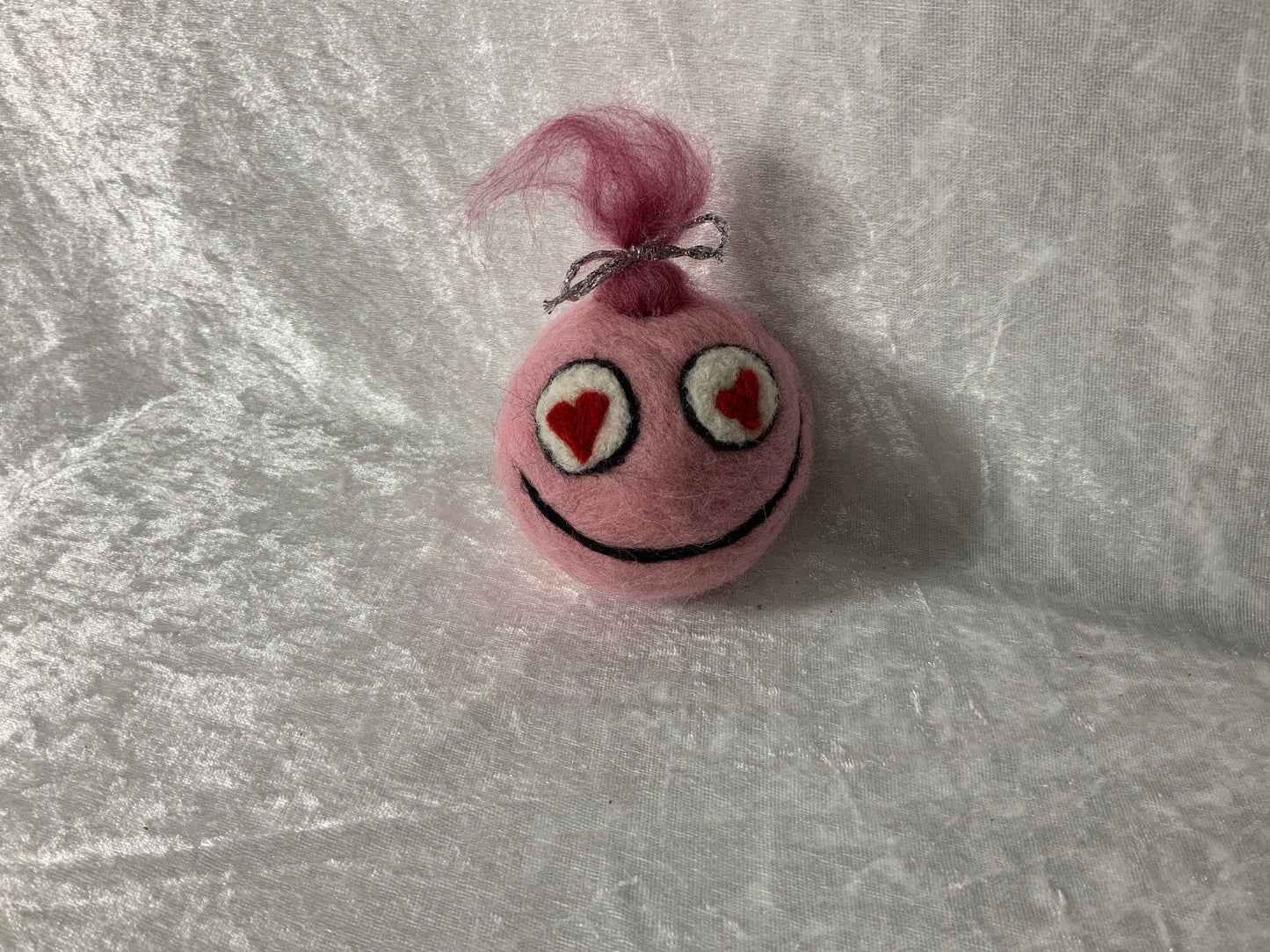 Kleine Smileys Dame in Rosa