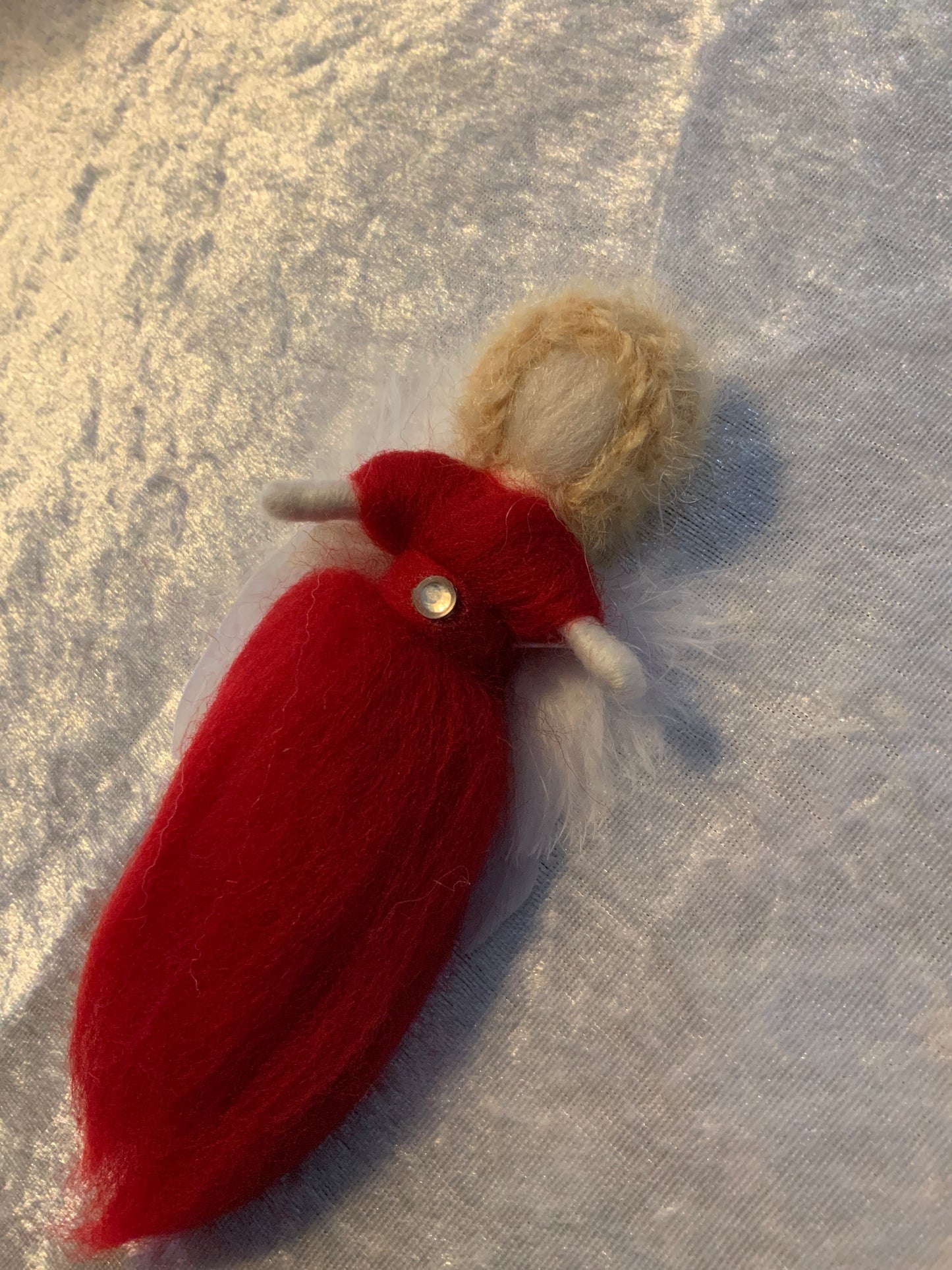 Schutzengel Handgemacht in Rot