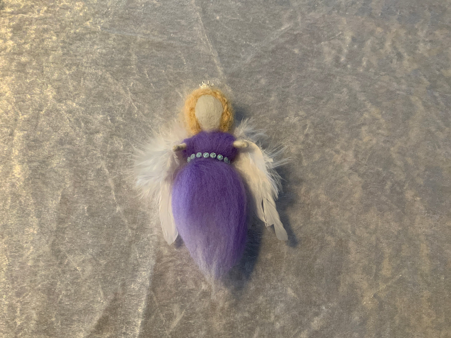 Schutzengel Handgemacht in Lila