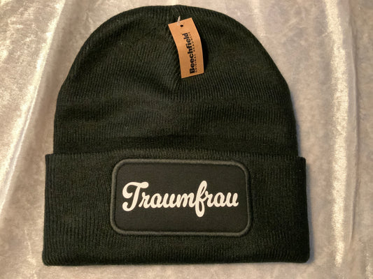 Bedruckte Mütze Schwarz Traumfrau