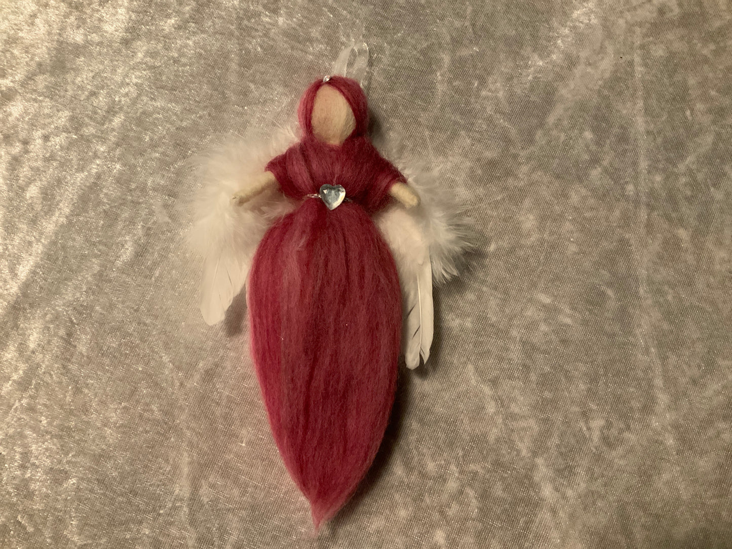 Schutzengel Handgemacht in Lila