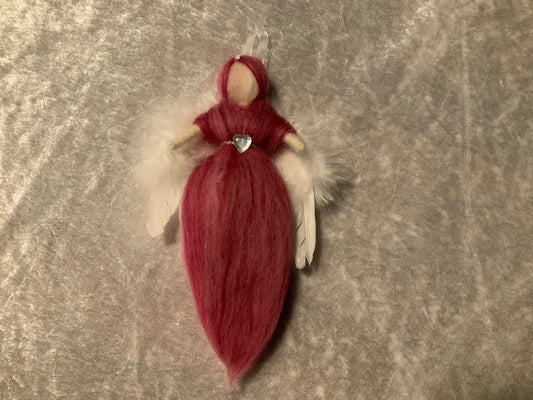 Schutzengel Handgemacht in Lila