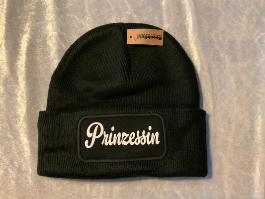 Bedruckte Mütze Schwarz Prinzessin